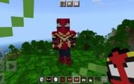 Tom Holland Spider-Man suit (Image via MCPE DL)